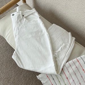 🤍Abercrombie & Fitch Ultra High Straight Ankle Jeans🤍